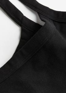 h&amp;m cropped strappy top