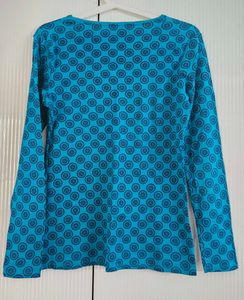 Vibrant Blue Long Sleeve Top