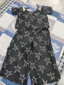 A pre-loved black co ord set