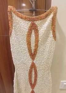Sequin Embellished Evening Gown