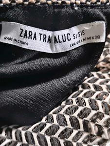 ZARA Fringed Midi Skirt
