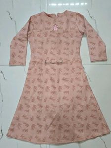 Blush Pink A-Line Dress 💕