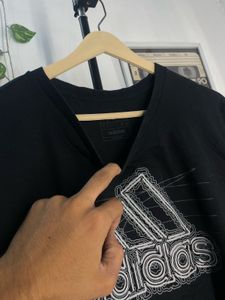 Adidas Black Graphic T-Shirt