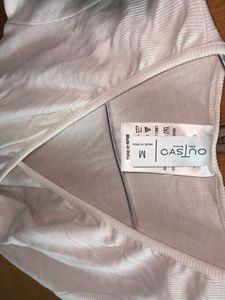 Cream Ruched Wrap Top