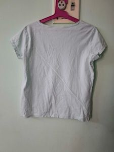 Light Blue V-Neck T-Shirt