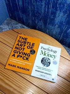 2023 Bestselling Books Set Subtle Art Of Not Giving A F And Psychology Of Money
