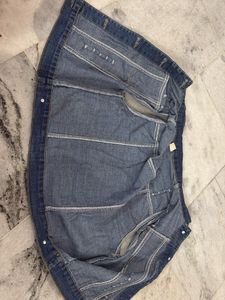 Distressed Denim Vest Jacket