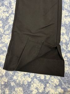Black Flared Trouser