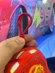 Disney Pixar Cars Lightning McQueen Plush Keychain