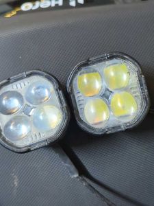 100w bike car fog light white yellow Red