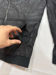 Men’s Black Camo Hooded Jacket