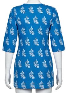 Blue Printed Kurta