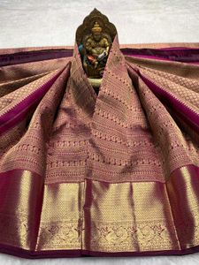 Elegant Silk Blend Saree
