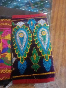 Embroidered Pouches Set
