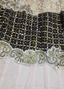 Elegant high neck Anarkali kurti with long flare