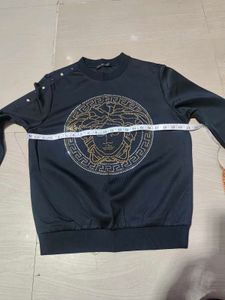 Versace Black Studded Medusa Sweatshirt