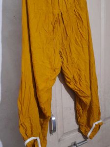 Yellow Kurta with Tassels