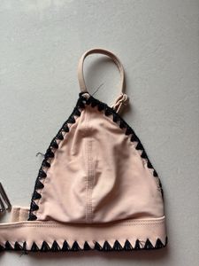Cute Embroidery Bikini Top