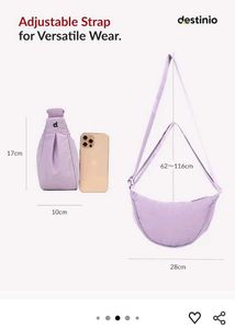 Destino Lavender Crossbody Bag