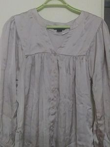 Satin Nude Colour Top