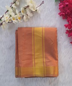 Peach Color Saree
