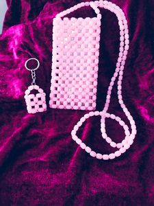Handmade Mobile Sling With Key Chain