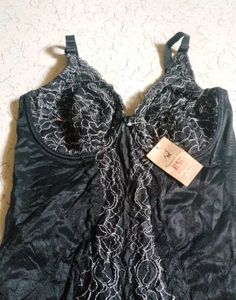 Elegant Black Lace Bodysuit