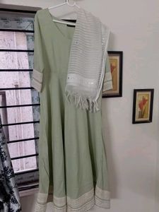 KHUSHAL K Regular thread work kurta with tr