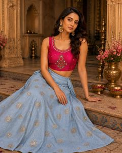 Embroidered Lehenga Choli Set