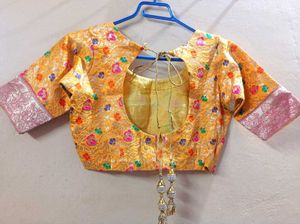 Mustard Yellow Banarasi Lehenga- Festive Royalty
