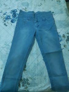 High Waisted Denim Jeans