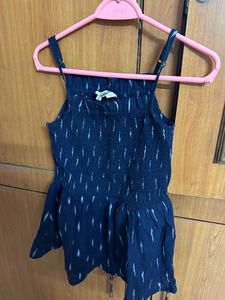 Navy Blue Cotton Top
