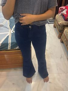 URBANIC  blue flare jeans
