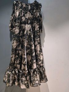 Floral Print Maxi Dress