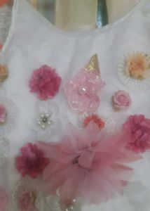 Cute White Flower Girl Dress