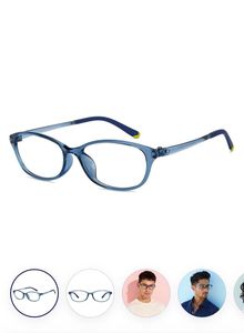 New Stylish Blue Eyeglasses with Case