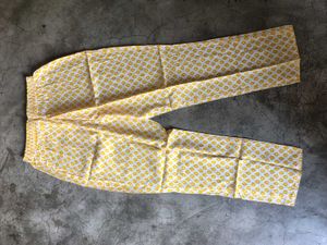 Jaipuri Elegant Yellow Printed Kurta Set (Size XL)