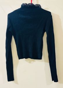 Ginger Black Knit Top