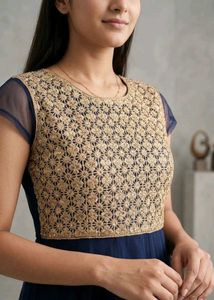 Elegant Navy Blue Gown( LIMITED OFFER)