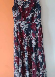 Chic Floral Print Midi Dress