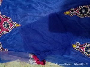 Embellished Blue suit Set