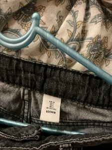 Distressed Denim Shorts