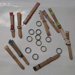 Assorted Watch Bands and Bezels