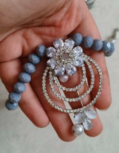Pearl &amp; Crystal Necklace Set