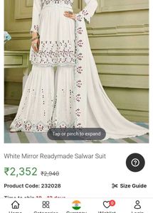 Frock Style Sharara Kurta set