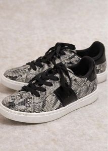 Snake Pattern Sneakers