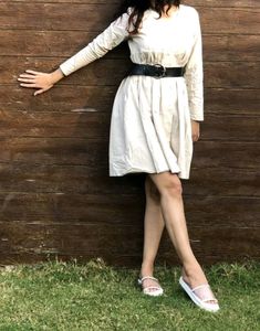 Boho Chic Cream Dress