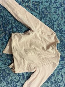 Vintage Pink Cropped Cardigan