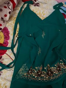 💚 90sbackless kurta,plazo,chuni,slang bag set 💚