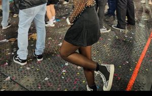 Zara Denim Mini Skirt with inbuilt shorts